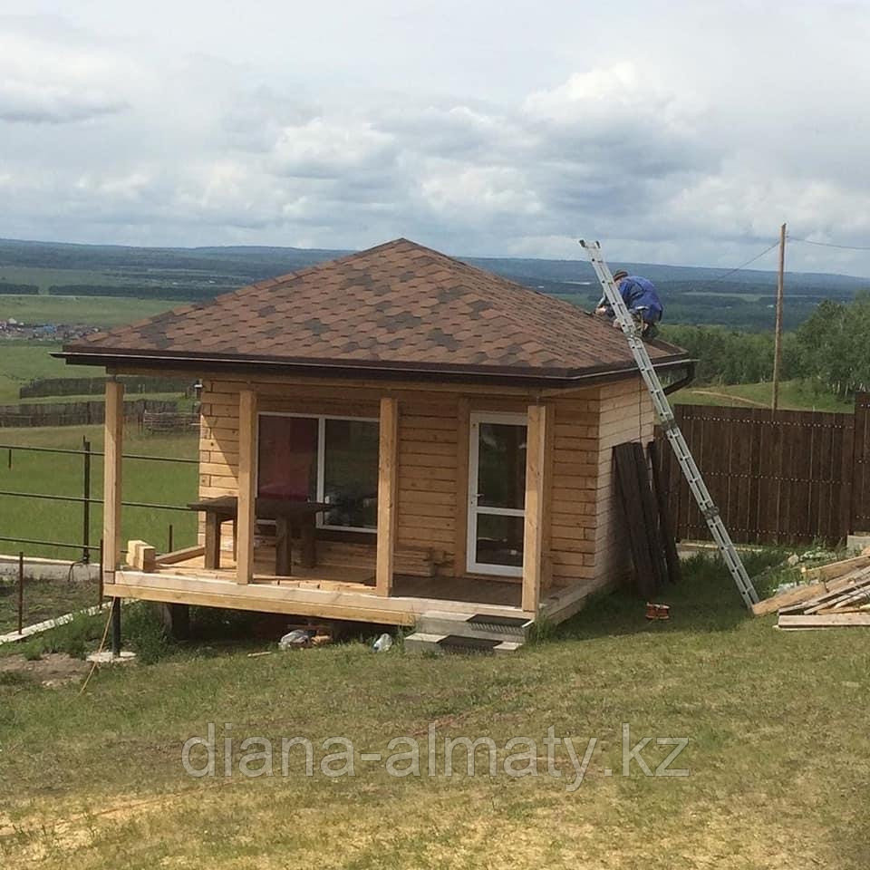 Гибкая черепица RUFLEX Sota Медный (мягкая кровля), СБС модифицированный битум, - фото 2 - id-p55256029