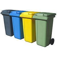 Контейнер мусорный передвижной 582х721х1069 240л.
