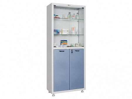 Мебель медицинская для оборудования кабинетов и палат: Шкаф МД 2 1670/SG - фото 5 - id-p110655340