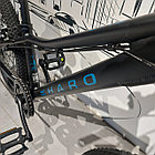 Подростковый Горный Велосипед Haro Flightline 20". Matte Black / Met. Blue. Скоростной. MTB., фото 2