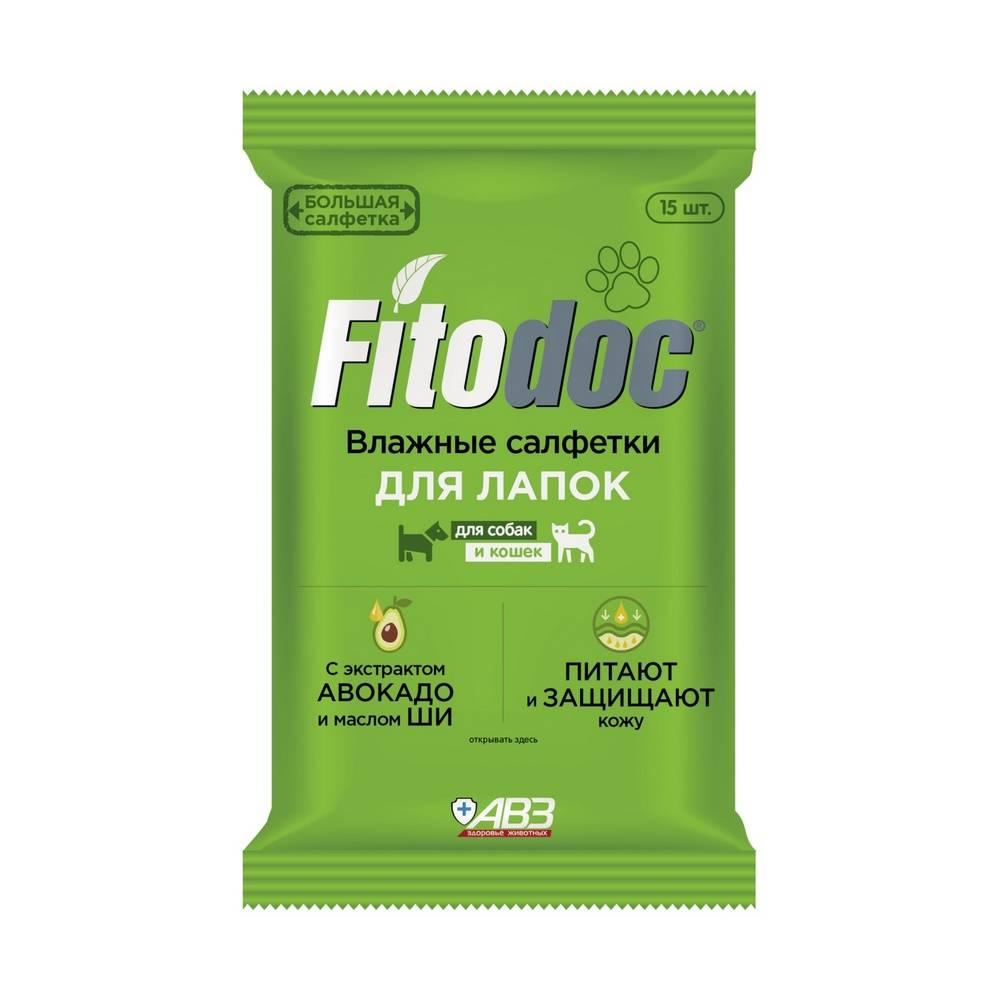 FitoDoc Влажные салфетки для лап для кошек и собак