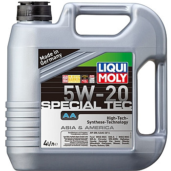Моторное масло LIQUI MOLY Special Tec AA 5W20 4литров