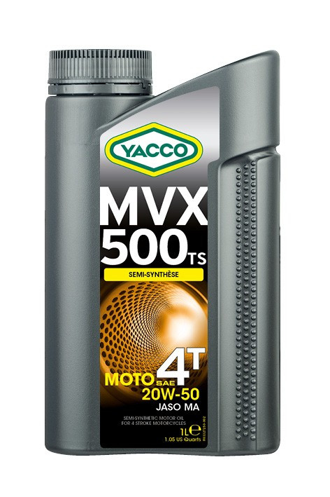 Полусинтетическое масло для мотоциклов  MVX 500 TS 4T 20W50  1л, фото 1