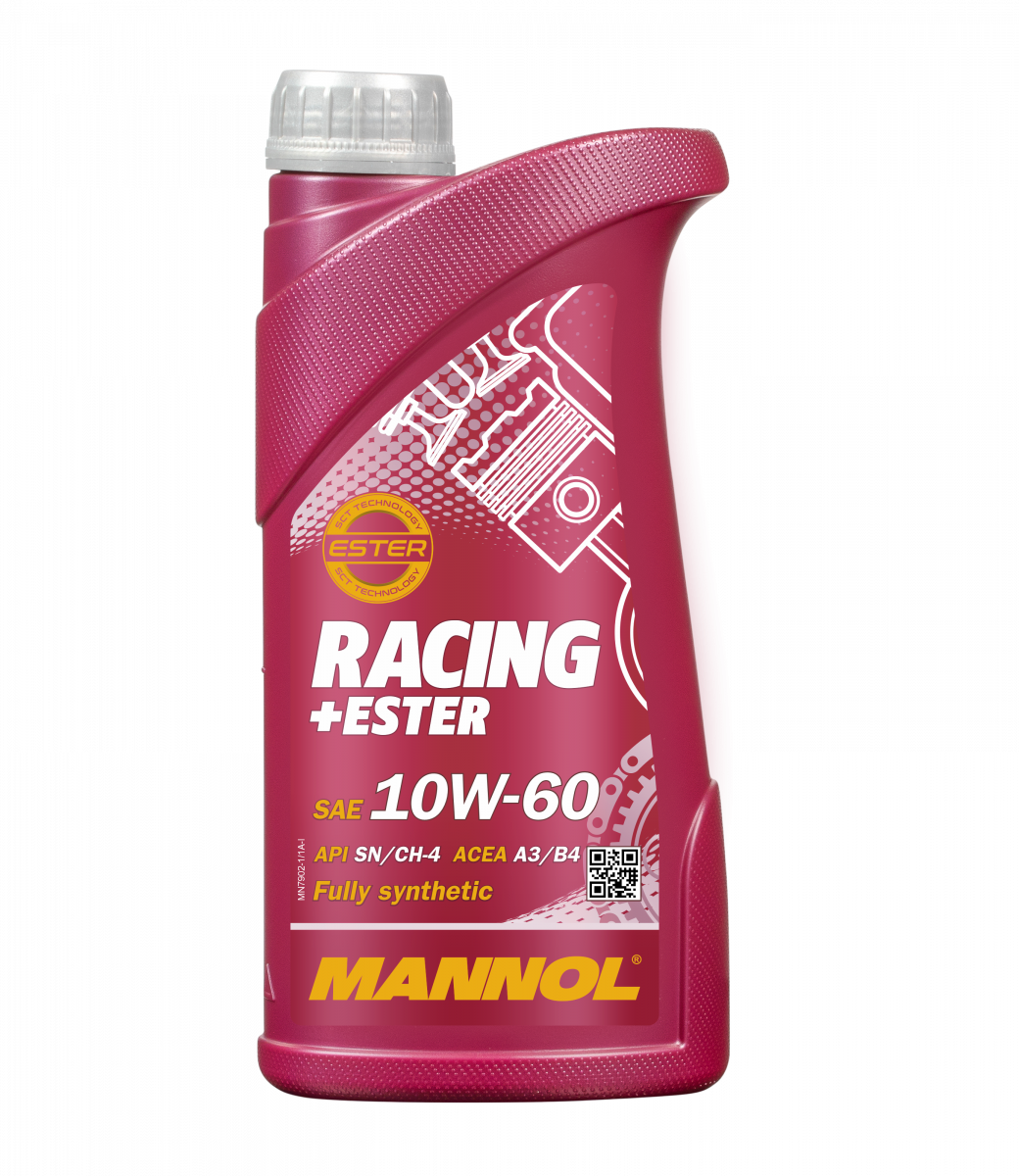 Моторное масло MANNOL Racing + Ester 10W-60 7902 1л