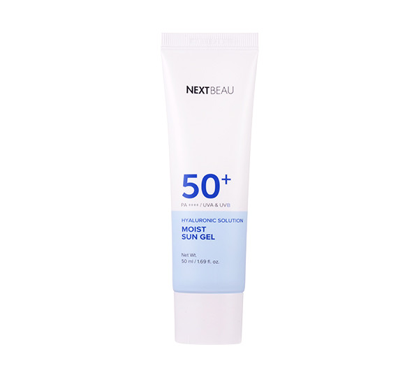 Солнцезащитный крем-гель для лица с гиалуроном Nextbeau Hyaluron Sun Gel Cream SPF50+ PA++++ / 55 мл.