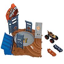 Hot Wheels Monster Trucks Игровой набор Мира арены Тигровая акула