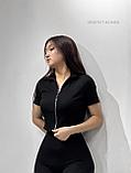 Рашгард пол зам корот чер (жен) 1202, фото 2