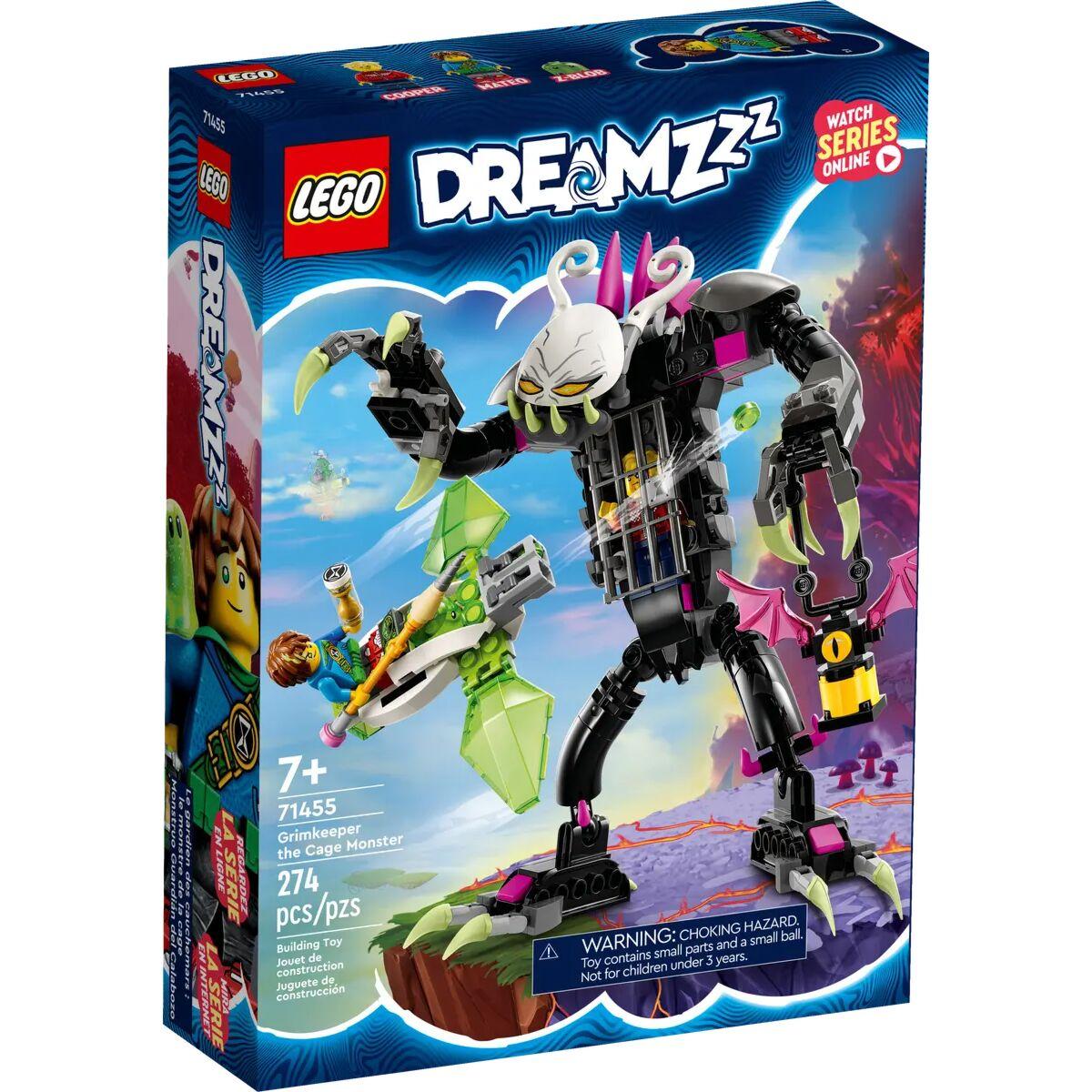 LEGO  DREAMZzz 71455 Гримкипер-монстр в клетке, конструктор ЛЕГО