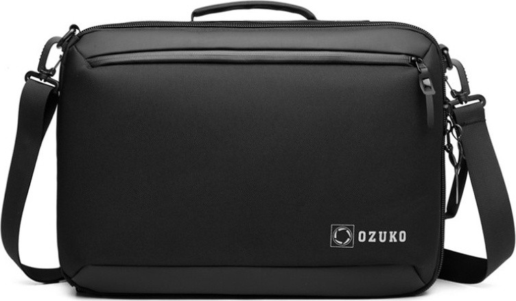 Сумка-рюкзак трансформер OZUKO 9490 черный - фото 1 - id-p110683918