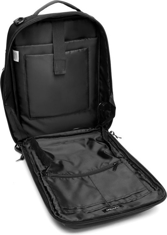 Сумка-рюкзак трансформер OZUKO 9490 черный - фото 6 - id-p110683918