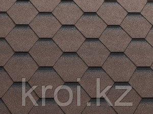 Битумная черепица Самба Коричневый
