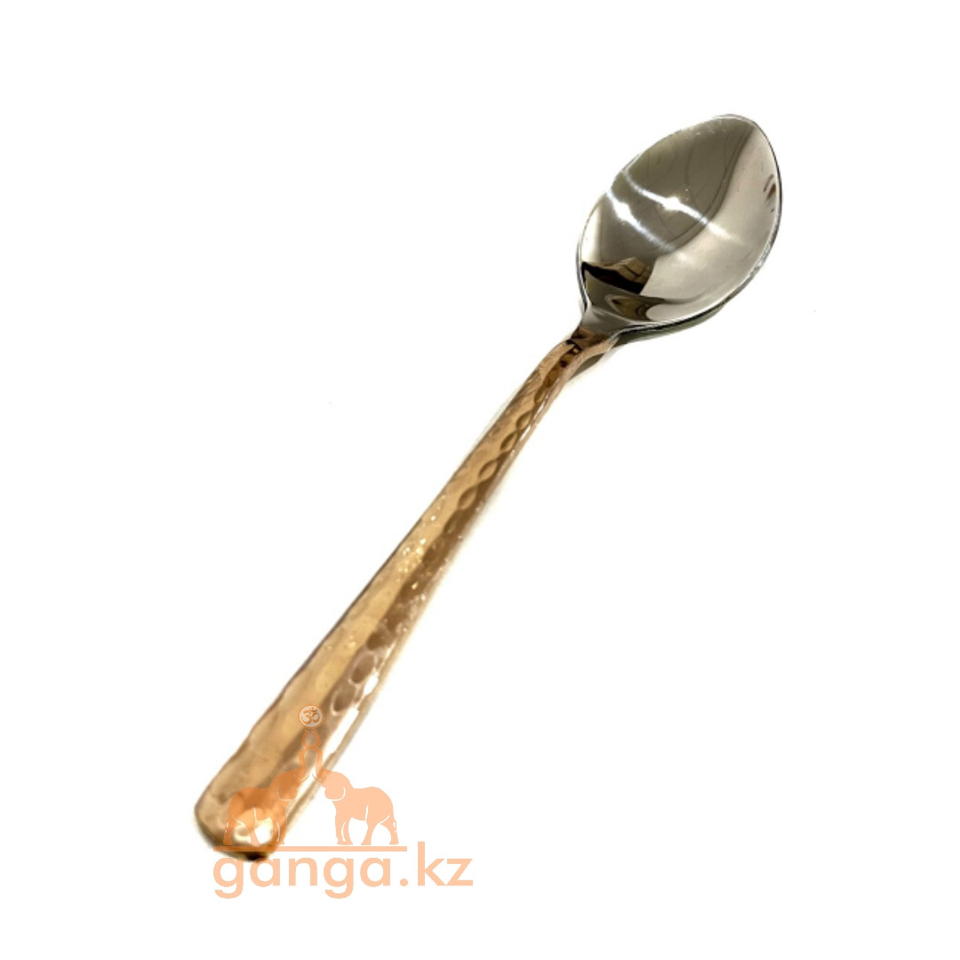 Ложка с медной ручкой, десертная, фото 1