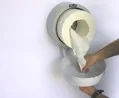 Диспенсер для туалетной бумаги центральной вытяжкой. - фото 3 - id-p49177739