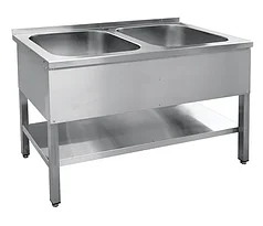 Ванны моечные с 2 секциями