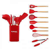 Набор кухонных принадлежностей,9 предметов Red kuk-04/09011401
