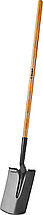 Лопата "ФАВОРИТ" прямоугольная, полотно 1.7мм, деревянный черенок, ЗУБР