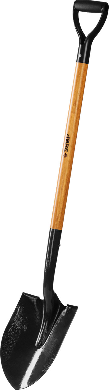 Лопата штыковая для земляных работ, полотно 1.7мм, деревянный черенок, с рукояткой, ЗУБР Профессионал - фото 1 - id-p98432395