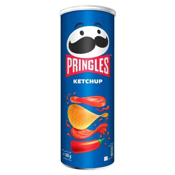 Чипсы PRINGLES Ketchup со вкусом Кетчупа 165 гр (19 шт в упаковке) ВЕЛИКОБРИТАНИЯ