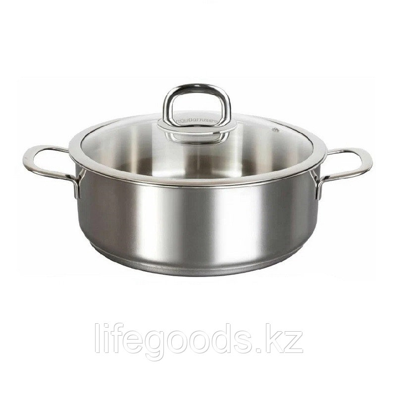 Сотейник линии "SAFIA" 3,1л.д.24см, со стекл.крышкой SF-STP3124G