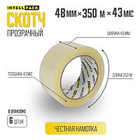 М лдір скотч 48mm 43mic лимонды қаптамалық INTELLPACK 350 метр