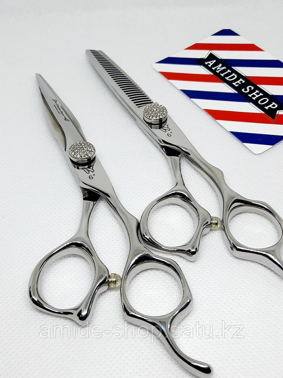 Набор парикмахерских ножниц (прямые+ филировачные) Winsome Shears - фото 3 - id-p110697305