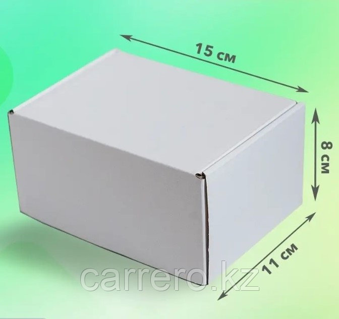 Коробка картонная 15х11х8 белая - фото 1 - id-p110697329
