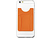 Картхолдер для телефона с отверстием для пальца, оранжевый, фото 4