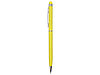 Ручка-стилус шариковая Jucy Soft с покрытием soft touch, желтый, фото 3