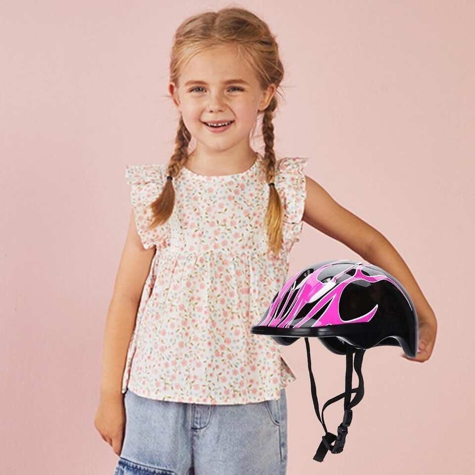 Детский защитный шлем для велосипеда, самоката, скейтборда, роликов, велошлем обхват головы 56-60 см, 5-12 лет - фото 3 - id-p110701683