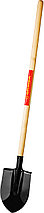 Лопата штыковая GRINDA, деревянный черенок, толщина полотна 1.6