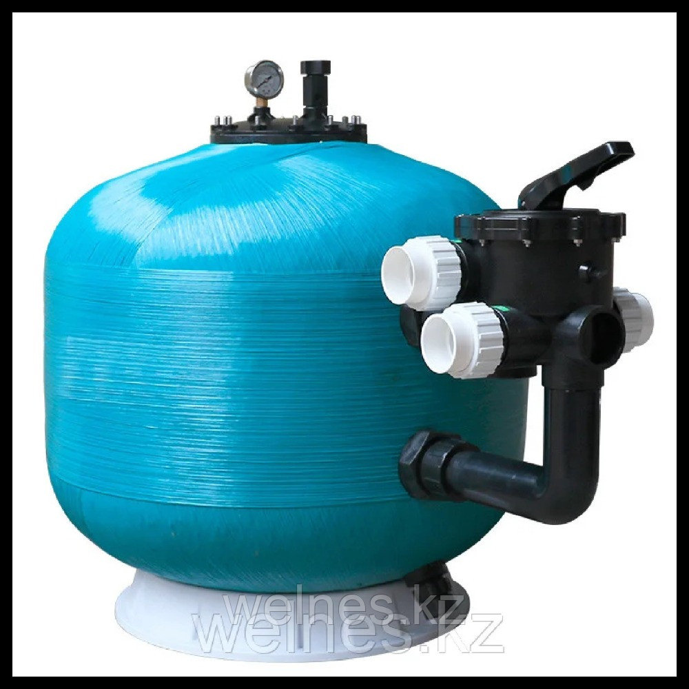 Песочный фильтр для бассейна Aqua Side 750 мм (21 м3/ч, шпульная навивка, боковой клапан)