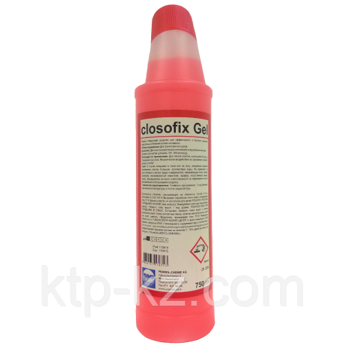 Очиститель для сан узлов Closofix Gel 0.75л