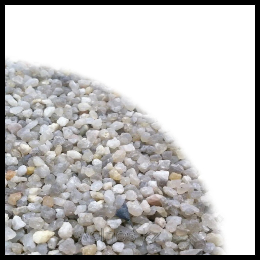 Кварцевый песок для песочных фильтров бассейна (фракция 2,0-5,0 мм, мешок 25 кг.) - фото 1 - id-p107340371