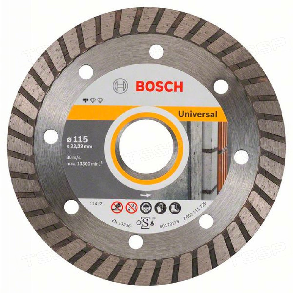 Алмазный диск Bosch 115*22,23 мм 1шт. 2608603249 - фото 1 - id-p110279379