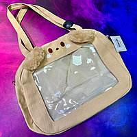 Миленькая сумка с ушками с прозрачным окошком (Anyway)