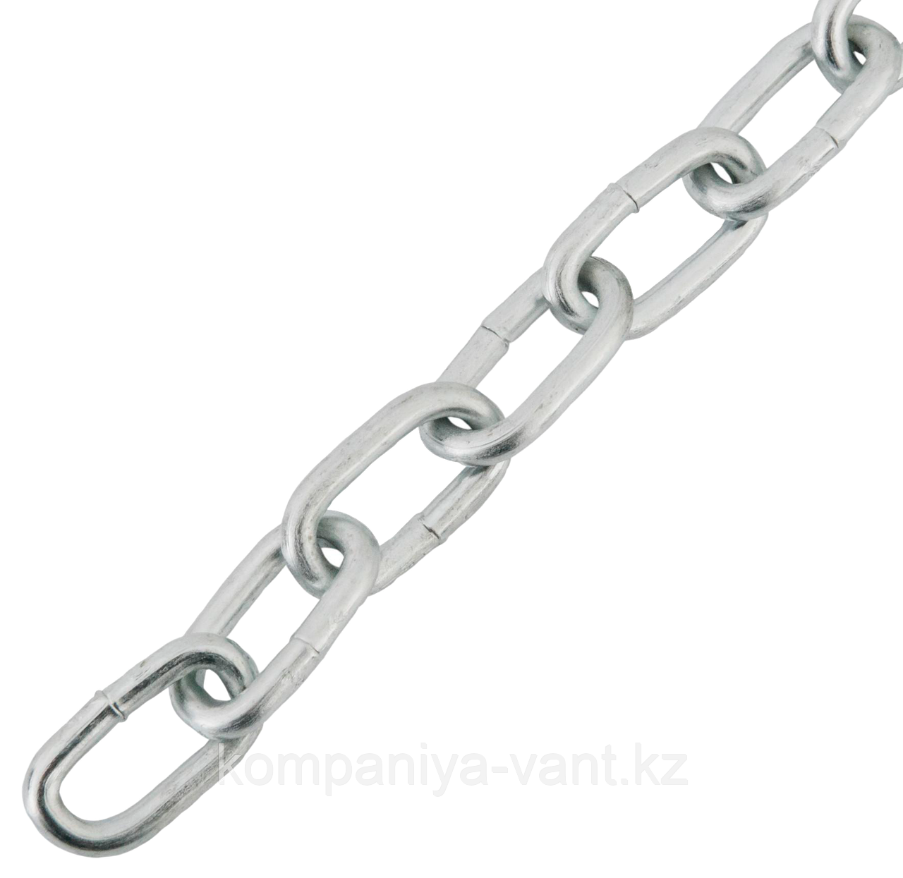 Цепь DIN 766 D8 короткозвенная, сварная, покрытие цинк