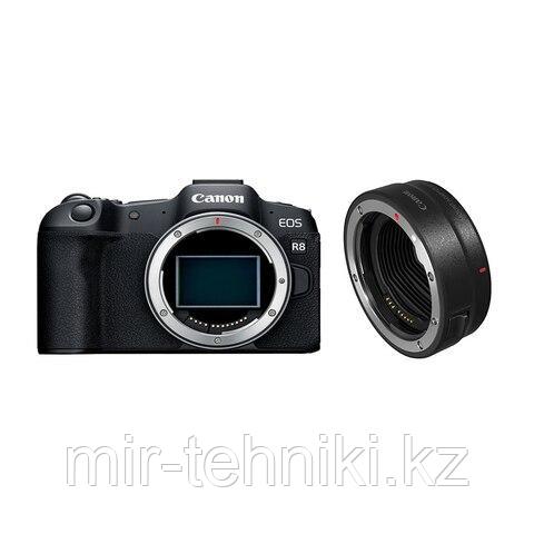 Canon EOS R8 Body черный + Mount Adapter EF-EOS R - фото 1 - id-p110713972