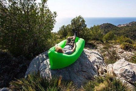 Надувной диван Air Sofa голубой, фото 3