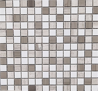 Мраморная мозайка GREY MIX (305х305) - фото 1 - id-p110714162