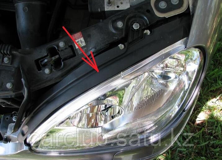 Mercedes-Benz W220 уплотнительная резина передней фары, пара - фото 1 - id-p110714153