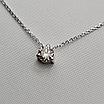 Золотой кулон с бриллиантом 0.54 Ct SI1/N, VG-Cut 45 см, фото 8