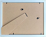 Рамка для фото и документов А4, Фоторамка цвет антрацит с золотой окантовкой, фото 4