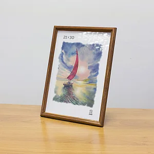 Деревянная рамка А4 со стеклом, фоторамка для сертификатов и документов, для вручения, рамка для фото