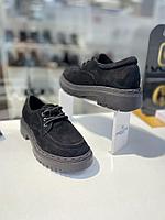 Туфли женские черного цвета , замшевые, купить в интернет магазине. Осень 2023., фото 6