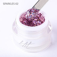 Гель-лак HIT gel Sparkles №02, 5мл