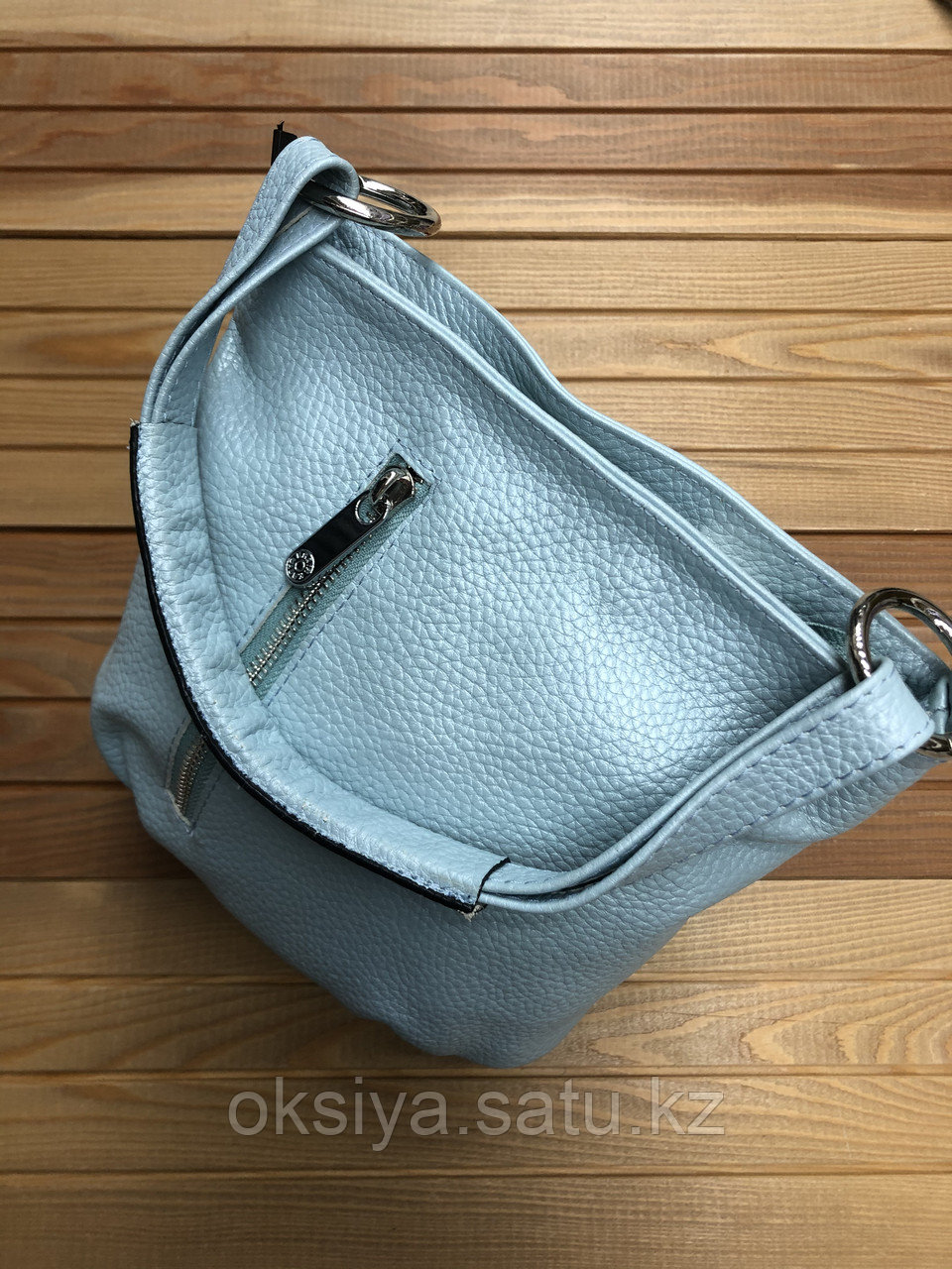 Женская голубая сумка KARYA