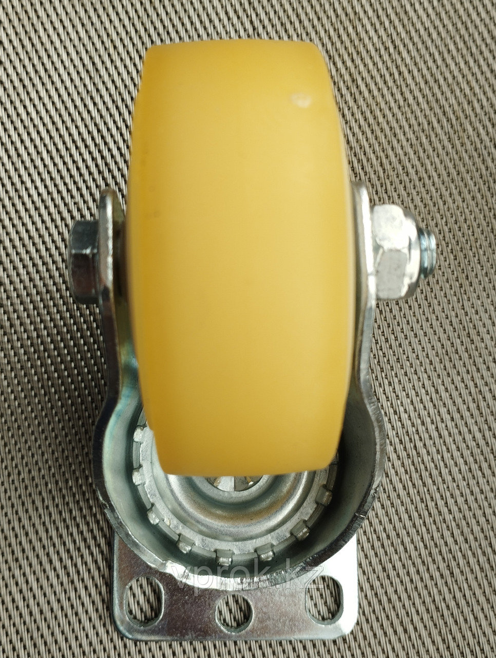 Колесо силиконовое с площадкой, поворотное с подшипником диаметр d-100 мм, ширина 30 мм - фото 3 - id-p110786726