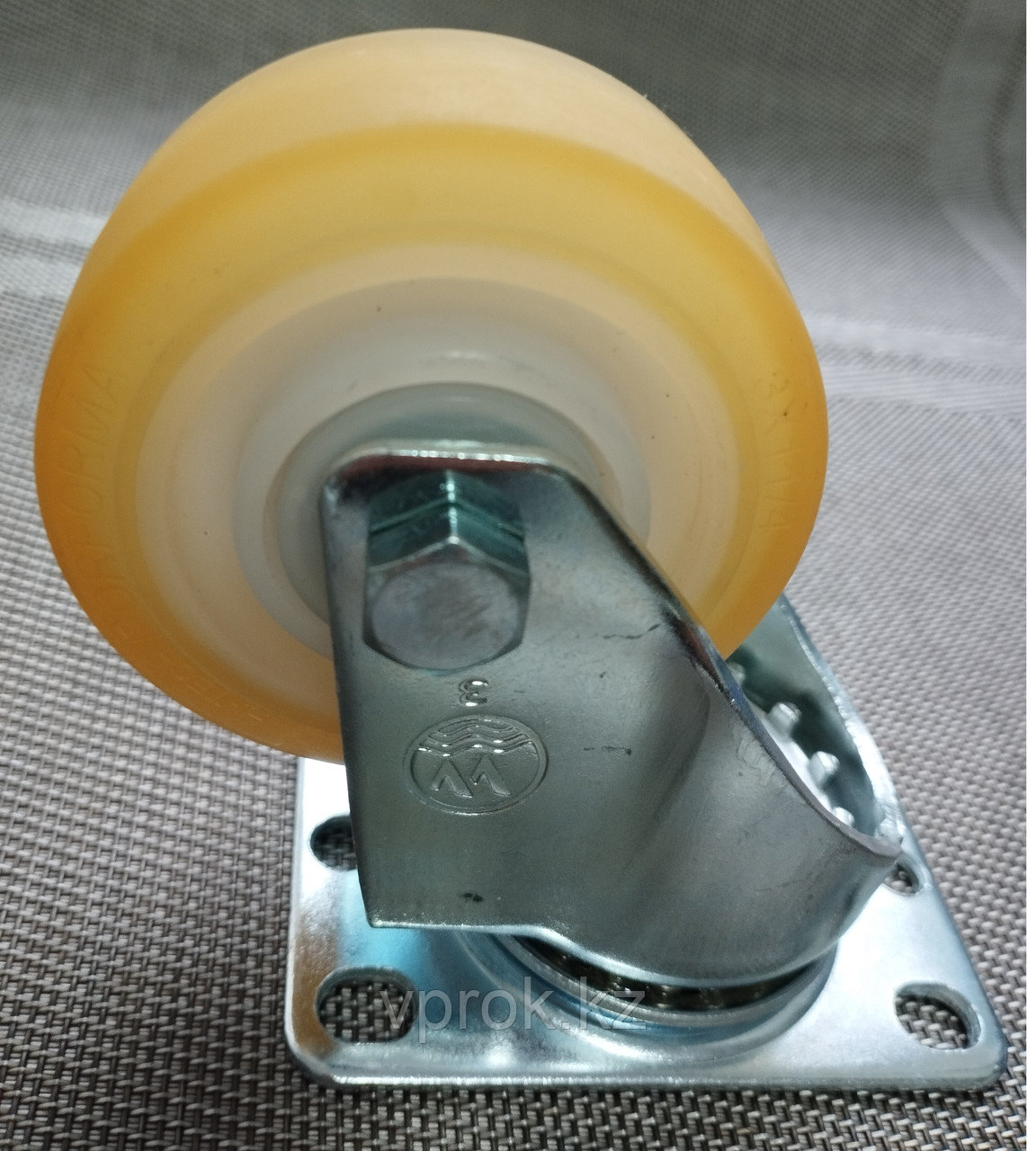 Колесо силиконовое с площадкой, поворотное с подшипником диаметр d-100 мм, ширина 30 мм - фото 1 - id-p110786726