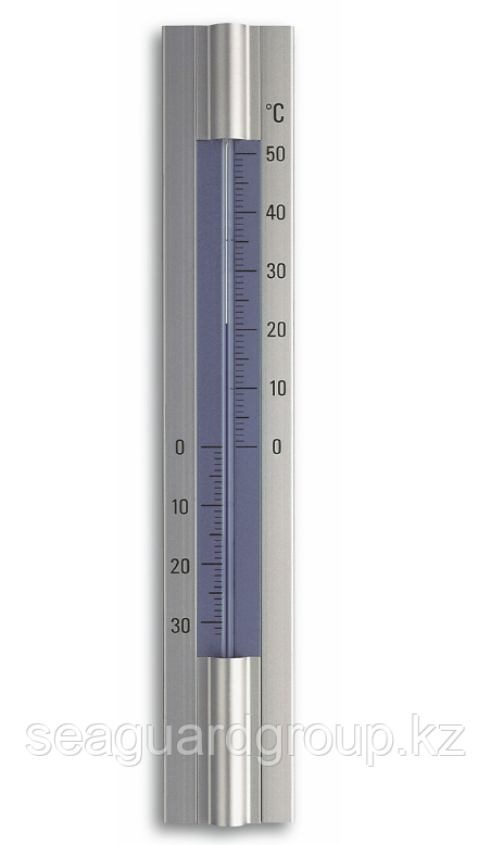 Термометр из алюминия комнатно-наружный - фото 1 - id-p110786766