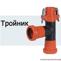 БРС бар жылдам құрастырмалы спринклер желісіне арналған құбырларға арналған тройник